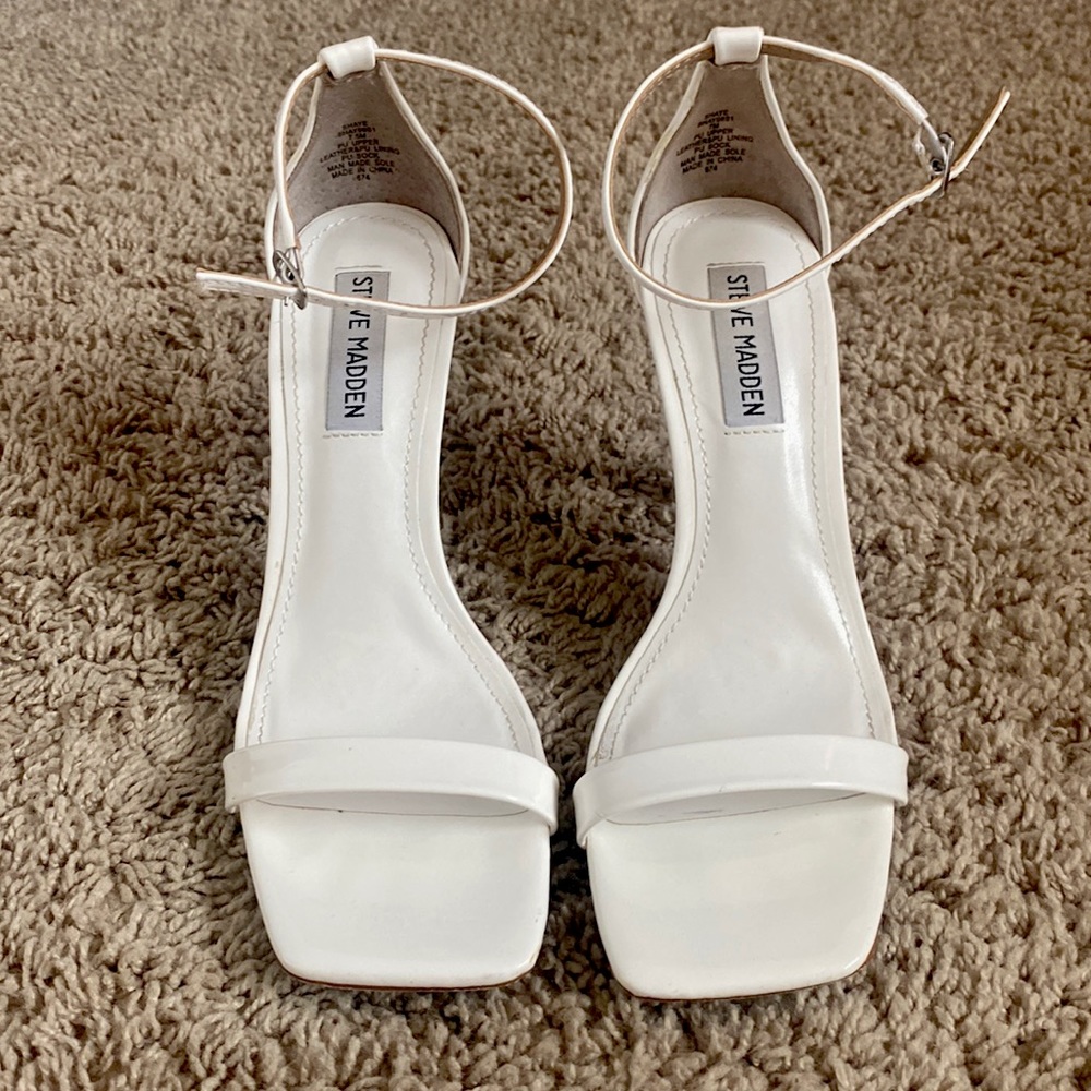 Steve Madden Shaye Heel in White